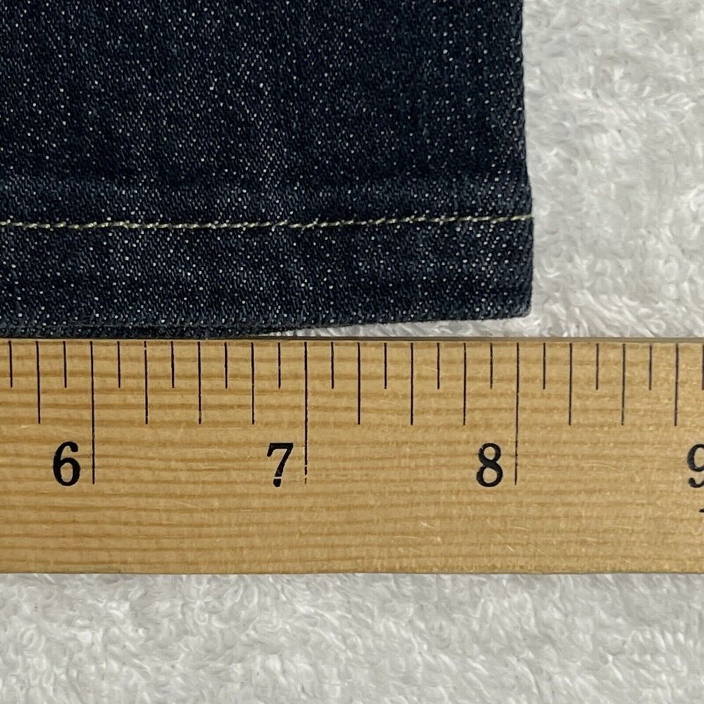 Calvin Klein Lean Boot Jeans Women's 31.5 TAG 29/8 Blue Denim Dark Wash - Picture 9 of 17